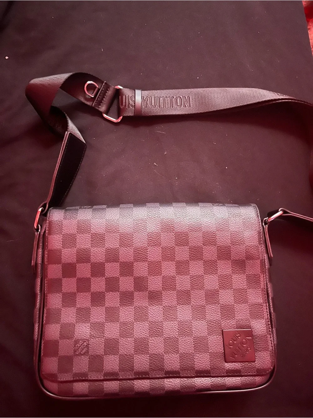 Louis Vuitton Damier Messenger Bag - Dark Brown